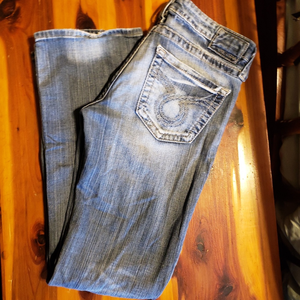Big Star Casey Style Bootcut Faded Jeans